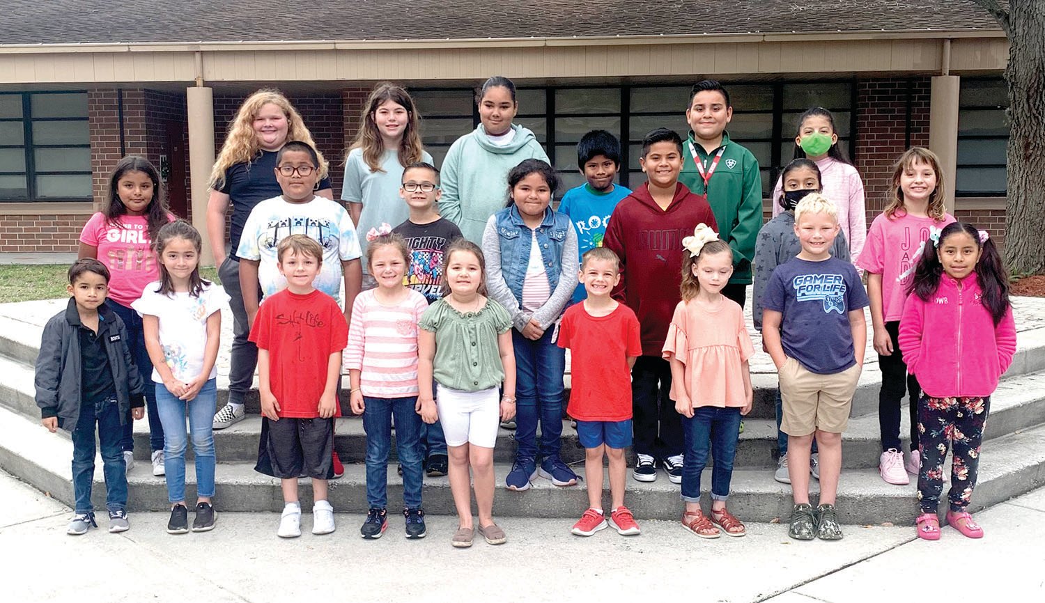 Pictured are the Students of the Week of Everglades Elementary School.